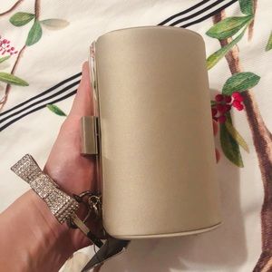 Sondra Roberts Clutch with Rhinestone Bracelet